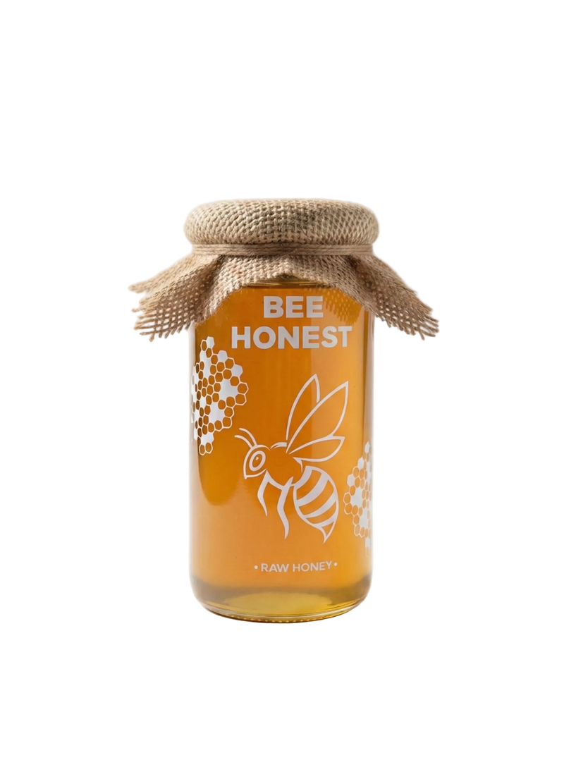Bee Honest Honey Jar